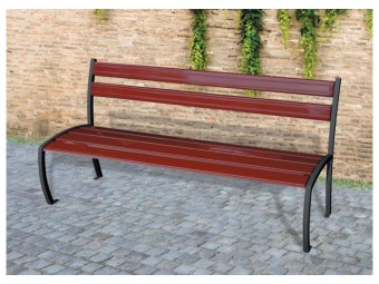 Banc exterieur Détroit en aluminium