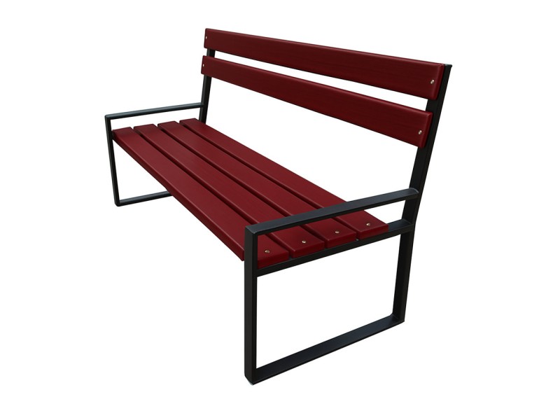 Banc exterieur Dallas en bois exotique Banc exterieur Dallas en bois exotique