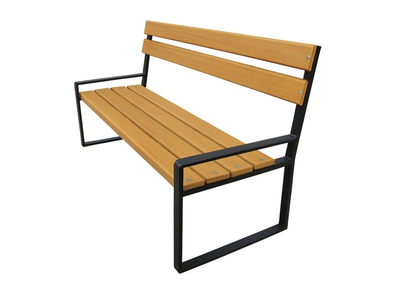 Banc exterieur Dallas en bois exotique Banc exterieur Dallas en bois exotique