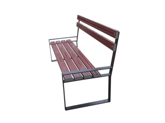 Banc exterieur Dallas en aluminium
