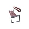 Banc exterieur Dallas en aluminium