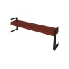 Banquette exterieure Atlanta en en aluminium