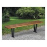 Banquette exterieure Bruges en bois exotique