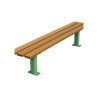 Banquette exterieure Los angeles en bois exotique