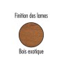 Corbeille de ville Bilbao - lames bois exotique