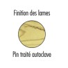 Corbeille de ville Brême - lames pin traité autoclave