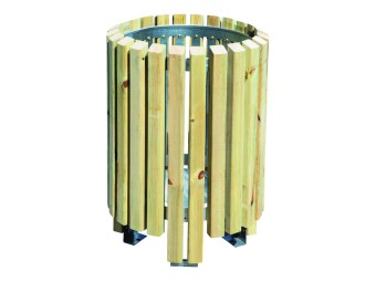 Corbeille de ville Salou - pin traité autoclave