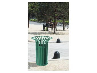 Corbeille de ville Rio standard avec seau