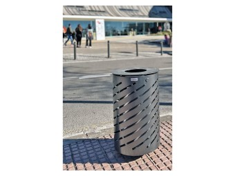 Corbeille de ville Spirale