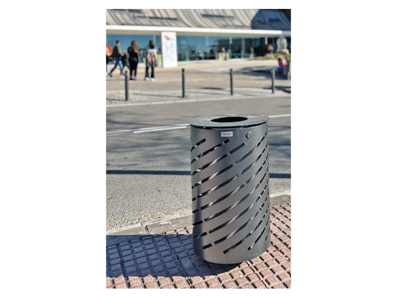 Corbeille de ville Spirale