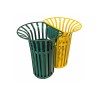Corbeille de ville Rio assemblable bi-flux
