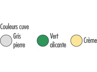 Corbeille de ville 50L plastique