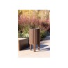 Corbeille de ville Ecocity en plastique