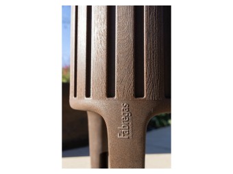 Corbeille de ville Ecocity en plastique