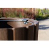 Corbeille de ville Ecocity en plastique