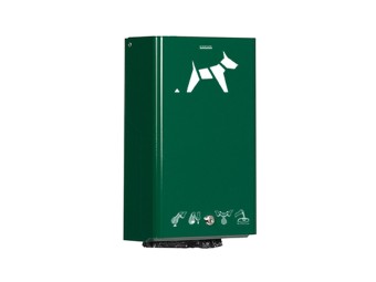 Distributeur mural de sacs liasses pour déjections canines Hygeca