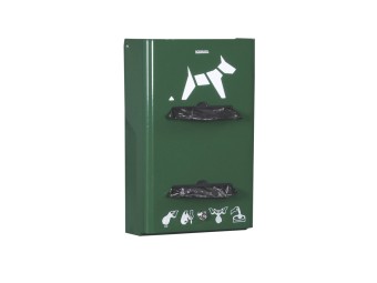 Distributeur mural de sacs rouleaux pour déjections canines Hygeca