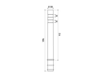 Borne Plus Flexible Total mémoire de forme - 2 bandes réfléchissantes