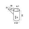Fourreau d'amovibilité pour borne Marsella, Verone, Cordoue