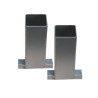 Fourreaux simples pour barrière de ville Vauban - lot de 2