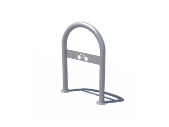 Arceau vélo en U ECO avec picto galvanisé