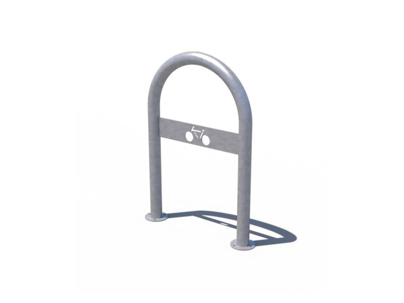 Arceau vélo en U ECO avec picto galvanisé Arceau vélo en U ECO avec picto galvanisé