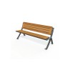 Banc public Bergerac stratifié compact