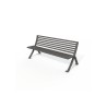 Banc public Horizon métal peint