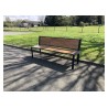 Banc public Square stratifié compact