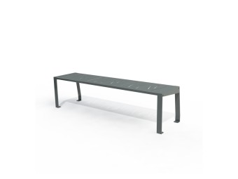 Banquette Square métal peint