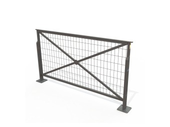 Barrière de ville Croix de Saint André avec grillage