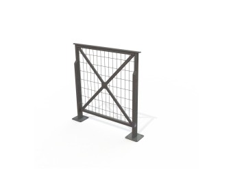 Barrière de ville Croix de Saint André avec grillage