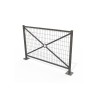 Barrière de ville Mériadeck avec grillage