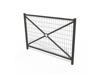 Barrière de ville Mériadeck avec grillage