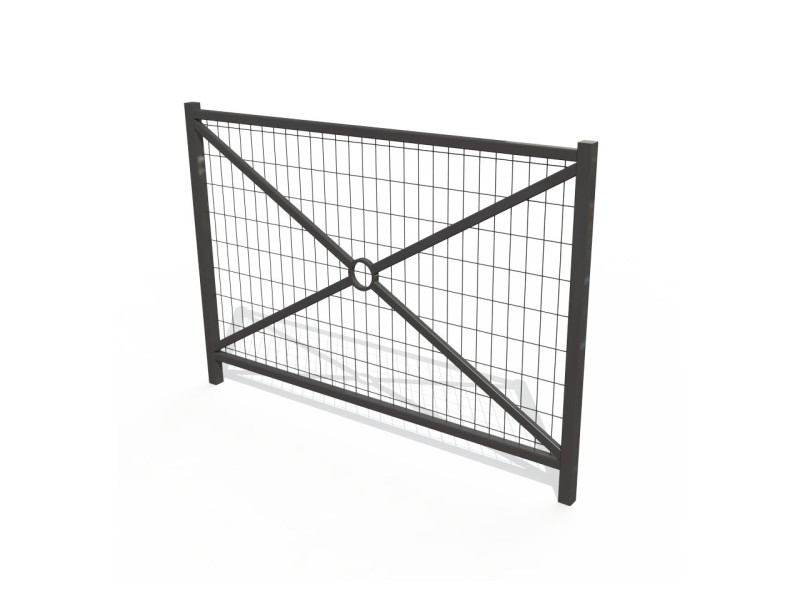 Barrière de ville Mériadeck avec grillage Barrière de ville Mériadeck avec grillage