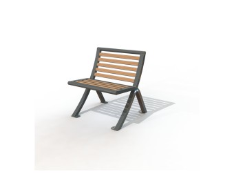 Chaise Horizon stratifié compact