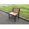 Chaise Square stratifié compact