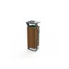 Corbeille Square 60L stratifié compact