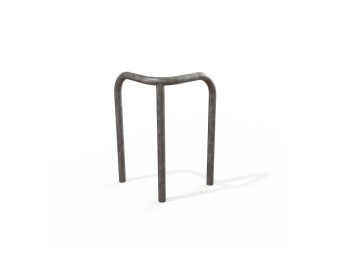 Arceau d'angle de protection 3 pieds galvanisé