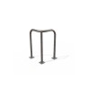 Arceau d'angle de protection 3 pieds galvanisé