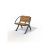 Fauteuil exterieur Bergerac stratifié compact