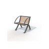 Fauteuil exterieur Horizon stratifié compact
