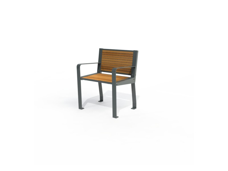 Fauteuil exterieur Square stratifié compact Fauteuil exterieur Square stratifié compact