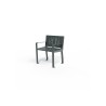 Fauteuil exterieur Square métal peint
