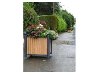 Jardinière Chartrons tête boule stratifié compact