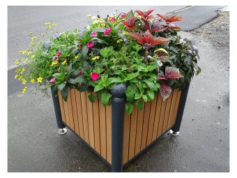 Jardinière Chartrons tête boule stratifié compact