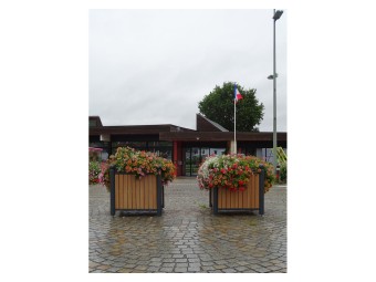 Jardinière Chartrons tête boule stratifié compact