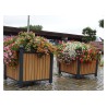 Jardinière Chartrons tête boule stratifié compact