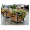 Jardinière Chartrons tête boule stratifié compact
