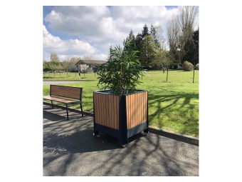 Jardinière Square stratifié compact